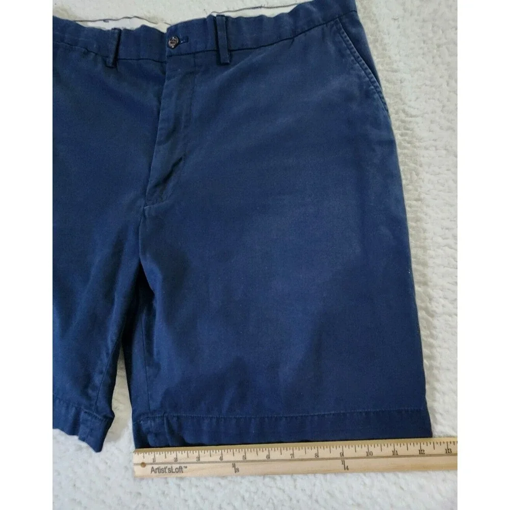 Polo Ralph‎ Lauren Classic Fit Chino Shorts Men's 38 Blue Cotton Flat Front